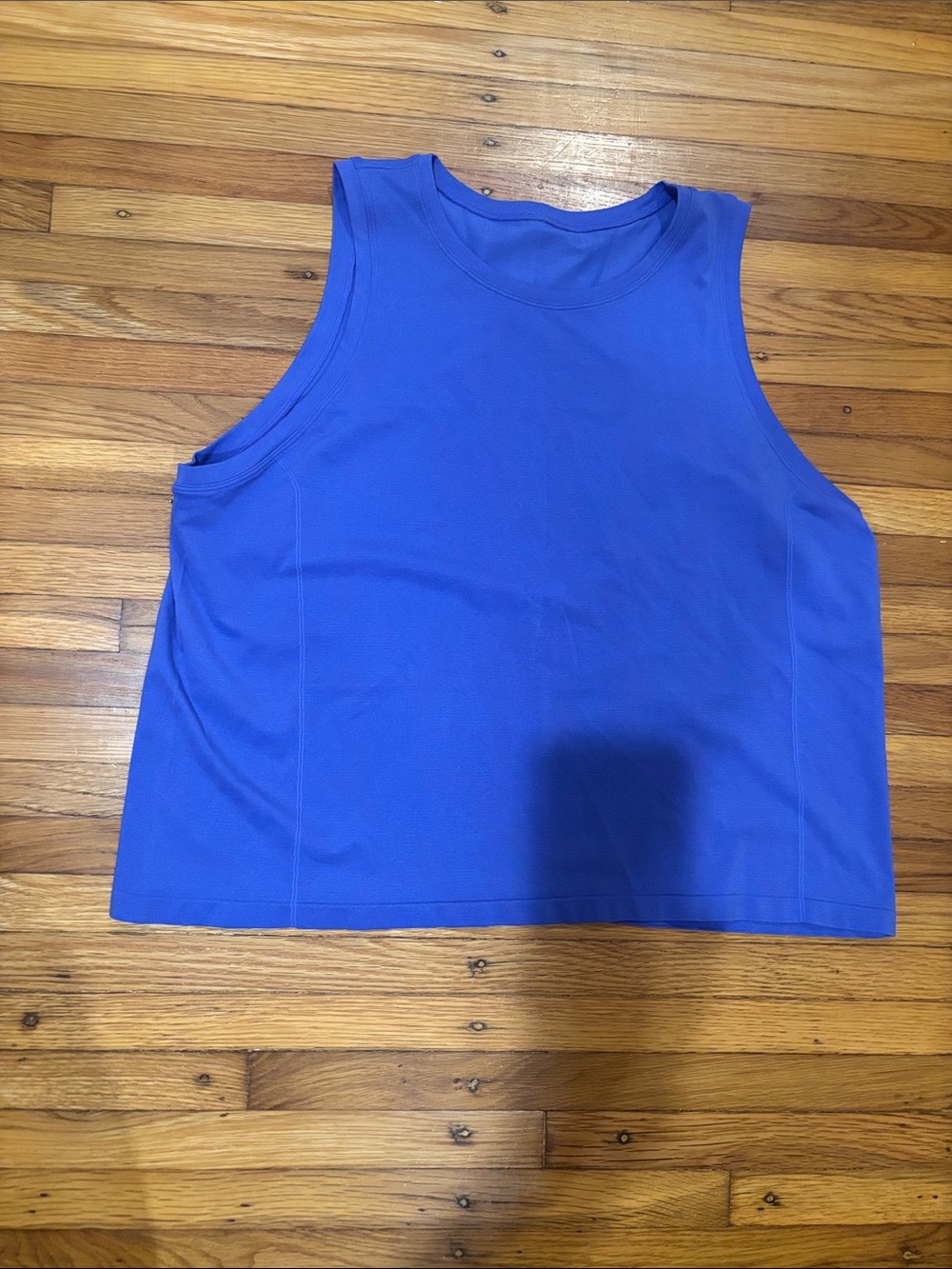 Fabletics Royal Blue Cropped Performance Tank